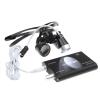 Black3.5X420CM Loupes Magnifying Glasses Working Distance 16inches/420mm with HeadLamp Aluminum Box view 3