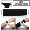Zhanmai 8 Pairs Kid Arm Sleeve Youth Breathable Elastic Compression Arm Sleeves for Basketball Football Volleyball Boy Girl (Black,Classic Style) view 2