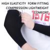 Zhanmai 8 Pairs Kid Arm Sleeve Youth Breathable Elastic Compression Arm Sleeves for Basketball Football Volleyball Boy Girl (Black,Classic Style) view 4