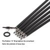 ZSHJGJR 31 Inch Archery Carbon Arrows Spine 500 Hunting Arrows with Removable Tips 4" Camo Feather Fletching Targeting Arrows for Compound & Recurve & Traditional Bow 6/12pcs (Pink, 12) view 3