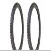 Two Bike Tire 26 x 2.10 Black/Black Side Wall R-4116. Bicycle tire view 1