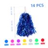 STOBOK Cheerleader Pom Poms Cheerleading: 12PCS Cheer Pom Poms with Handle for Team Sports Dance Games Cheering Kids Adults Girls view 2
