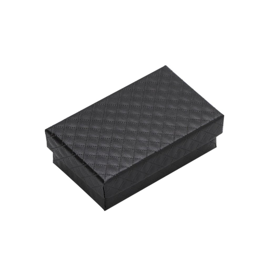 YQHWLKJ 20pcs Jewellery Box 8x5CM Necklace Ring Box for Multi Colors Jewellery Gift Boxes, Black