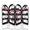 2/3/4 Fans Panels Jewellery Box Organizer Storage Box Folding Earrings Display Rack Necklace Jewelry Stand Holder view 1