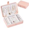 Girls Jewellery Box Travel Portable Necklace Earrings Rings Jewelry Box PU Leather Stackers Jewellery Box view 1
