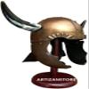 ARTIZANSTORE Medieval Armour This Horned Viking Style Helmet Knight Helmet Viking Armour Helmet view 2