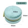 Leather Jewellery Box Small Travel Velvet Portable Earring Organizer Cases for Girls view 2