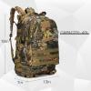 BEAUTI4U Digital Forest 40L Hunting Backpack or Hunting Backpacks For Men - Camo Range Backpack and Huntin Pack - Camouflage Bacpacks For Huting - Tactical Molle Backpack- mochilas camo view 2