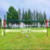 Badminton Set for Backyard, Portable Badminton Net with Tension Adjuster, Badminton Racket Set of 4, 3 Nylon Shuttlecocks, Boundary Line and Carry Bag for Backyard Beach Family Games view 3