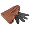 Leather Rifles Ammo Pouch, Gun Buttstock with Recoil Pad for .308 30-30 Shell Holder (Brown for .357 .30-30 .38) view 3