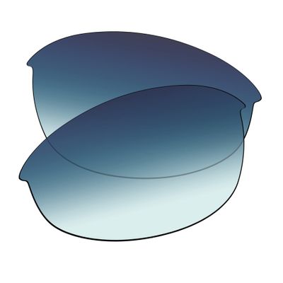 EZReplace Lenses Replacement for Oakley Half Jacket 2.0 OO9144 Sunglasses (Polarized Lenses) - Fits Oakley Half Jacket 2.0 Frame (Blue Gradient)