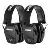 PROHEAR 016 Shooting Ear Protection Earmuffs 2 Pack, NRR 26dB for Gun Range, Hunting -Black and Black view 1