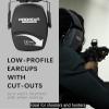 PROHEAR 016 Shooting Ear Protection Earmuffs 2 Pack, NRR 26dB for Gun Range, Hunting -Black and Black view 3