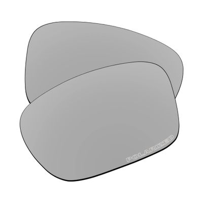 EZReplace Lenses Replacement for Oakley Holbrook OO9102 Sunglasses (Polarized Lenses) - Fits Oakley Holbrook Frame (Updated Polycarbonate Metal Silver)