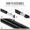 OneTigris Lightweight Tent Poles (1.6m) + Bulwark Camping Tarp view 4