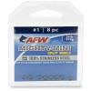 American Fishing Wire Mighty Mini Stainless Steel Split Ring, Size #7, 198 lb Test, Gunmetal Black, 4 pc view 1