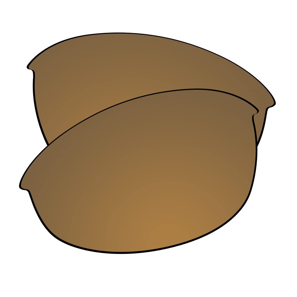 EZReplace Lenses Replacement for Oakley Half Jacket 2.0 OO9144 Sunglasses (AR Polarized Lenses) - Fits Oakley Half Jacket 2.0 Frame (Updated Polycarbonate AR Coated Flash Bronze)