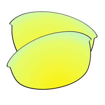EZReplace Lenses Replacement for Oakley Half Jacket Sunglasses (Non-Polarized Lenses) - Fits Oakley Half Jacket Frame (Golden Yellow)