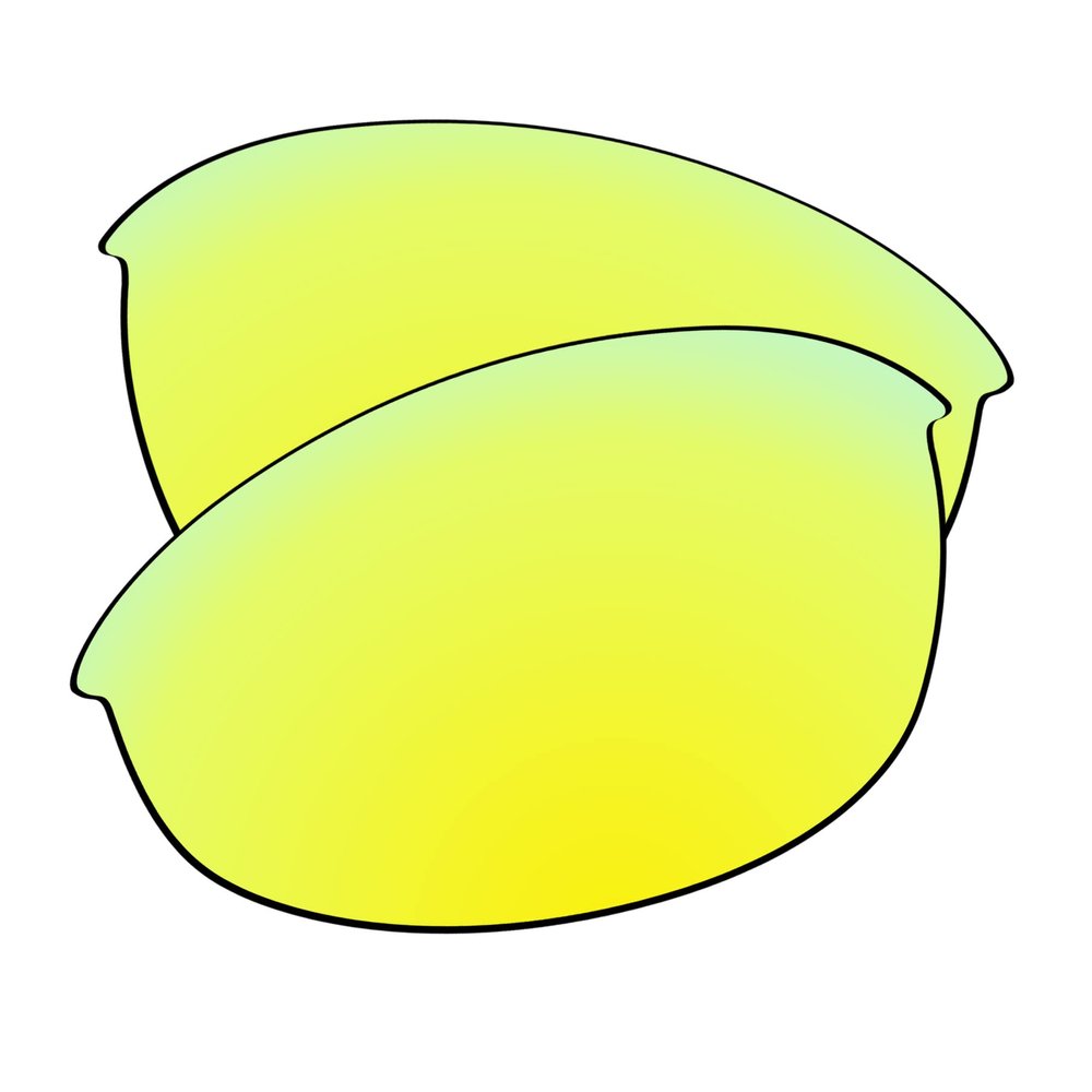 EZReplace Lenses Replacement for Oakley Half Jacket Sunglasses (Non-Polarized Lenses) - Fits Oakley Half Jacket Frame (Golden Yellow)