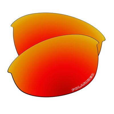 EZReplace Lenses Replacement for Oakley Half Jacket 2.0 OO9144 Sunglasses (Polarized Lenses) - Fits Oakley Half Jacket 2.0 Frame (Updated Polycarbonate Fire Red)