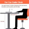 GOREDI Under Desk Bike Pedal Exerciser, Upper & Lower Peddler Exerciser for Seniors with LCD Display, Fitness Folding Arm Leg Workout view 4