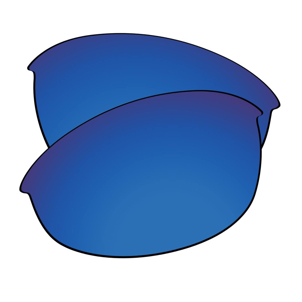 EZReplace Lenses Replacement for Oakley Half Jacket 2.0 OO9144 Sunglasses (AR Polarized Lenses) - Fits Oakley Half Jacket 2.0 Frame (Updated Polycarbonate AR Coated Royal Blue)