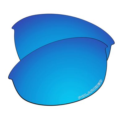 EZReplace Lenses Replacement for Oakley Half Jacket 2.0 OO9144 Sunglasses (Polarized Lenses) - Fits Oakley Half Jacket 2.0 Frame (Updated Polycarbonate Ice Blue)