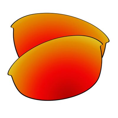 EZReplace Lenses Replacement for Oakley Half Jacket 2.0 OO9144 Sunglasses (AR Polarized Lenses) - Fits Oakley Half Jacket 2.0 Frame (Updated Polycarbonate AR Coated Fire Red)