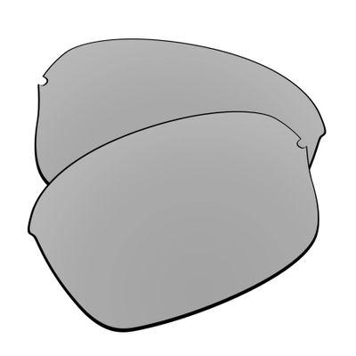 EZReplace Lenses Replacement for Oakley Half Wire 2.0 Sunglasses (Non-Polarized Lenses) - Fits Oakley Half Wire 2.0 Frame (Metal Silver)