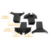KUAFU Deer Stand Brackets 4 x 4 Compound Angle Elevator Brackets for Deer Stand Hunting Blinds Shooting Shack Tree House Observation Decks, Heavy Duty 12-Gauge Steel Black Powder Coated - Set of 4 view 3