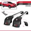 accessorypart Compatible with Renault Kadjar 2015-2022 Cross Bar ACE-2 Roof Racks Car Top Luggage Carrier Rails Grey view 3