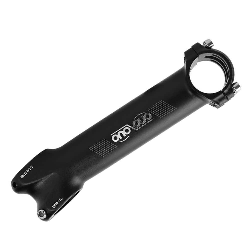 BBxunsless 150mm Super Long Shock-Absorbing Bike Handlebar Stem for Road/Mountain Bike Aluminum Alloy CNC Fitting Pole Folding Bike Stems 12-Degree 31.8mm (Black)
