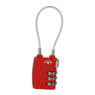 POPETPOP -335 Security Luggage Padlock Approved Travel Locks 3- Combination Padlock for Suitcase