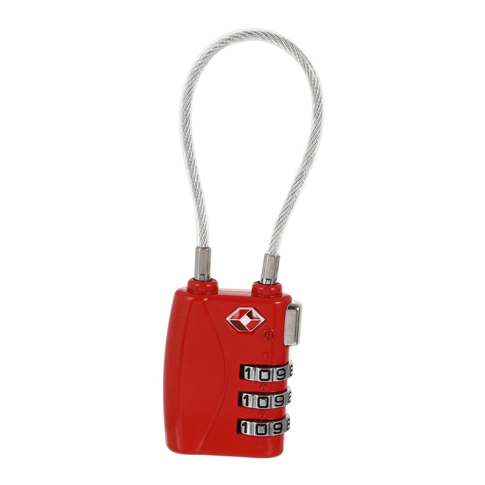POPETPOP -335 Security Luggage Padlock Approved Travel Locks 3- Combination Padlock for Suitcase