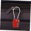 POPETPOP -335 Security Luggage Padlock Approved Travel Locks 3- Combination Padlock for Suitcase view 2