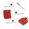 POPETPOP -335 Security Luggage Padlock Approved Travel Locks 3- Combination Padlock for Suitcase view 3