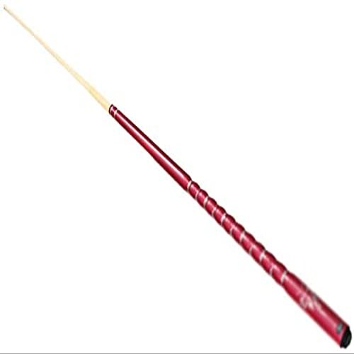 Pool Cue Billiard Cue 1/2 Articulated Maple Billiard Cue 147 cm Billiard Cue, Handmade and Finely Crafted, It is The Best Gift for Friends WEWYQSJXBXF-211231(Color:Rose Red)