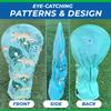 Big Strike Golf Club Cover - Synthetic Leather Headcover - Soft Velvet Lining - Golf Head Covers for Driver - Unique Golf Club Head Covers - Golf Accessories for Men and Woman view 3