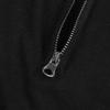 Mens Quarter Zip Knitted Sweater Classic Ribbed Turtleneck Pullover Sweaters Vintage Y2K Zip Up Long Sleeve T Shirts Black view 4