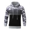 Men's Camo Tracksuits 2 Piece Cotton Hoodie Sweatshirts & Joggers Sets Patchwork Running Jogging Sports Sweatsuits view 4