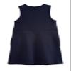 French Toast Girls' Ponte Front Pleat Knit Jumper Dress Navy view 2
