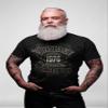 50th Birthday Gift Shirt for Men - Vintage Barbed 1976 Aged to Perfection - Military-002-4X view 2