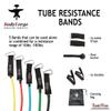 BodyForge Resistance Loop Bands & Tube Bands Exercise Sets Bundle view 2