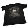 40th Birthday Gift Shirt for Men - Vintage Barbed 1986 Aged to Perfection - Military-002-4X view 4