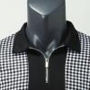 Mens Casual Short Sleeve Button Down Shirts Big and Tall Slim Fit Beach T-Shirt Stylish Summer Vacation Tops(U) Black view 4