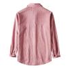 Mens Casual Short Sleeve Button Down Shirts Big and Tall Slim Fit Beach T-Shirt Stylish Summer Vacation Tops(AB6) Pink view 2