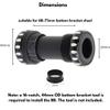 COONIUM BSA Threaded 68-73 mm Ceramic Bearing BB Bottom Bracket for 24mm (Compatible with Shimano) or 22/24mm (SRAM GXP) Crank Spindle view 3