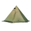 Vilemoon Tipi Hot Tent with Fire Retardant Stove Jack for Flue Pipes, 3~4 Person, Lightweight, Teepee Tents for Family Team Outdoor Backpacking Camping Hiking (Green) view 1
