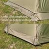 Vilemoon Tipi Hot Tent with Fire Retardant Stove Jack for Flue Pipes, 3~4 Person, Lightweight, Teepee Tents for Family Team Outdoor Backpacking Camping Hiking (Green) view 3