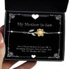 Best Mother-in-Law Gifts, I'm A Proud Mother-in-Law of A Freaking Awesome Son-in-Law, and, Best Sunflower Bracelet for Mom from Son view 1